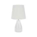 Abajur Taschibra de Cerâmica Pottery E27 Branco 37cm