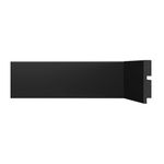 Rodape Poliesti Santa Luzia 7cm 3451 Barra C/2,4ml Preto