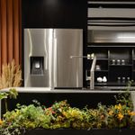 Monocomando de bancada para cozinha Lexxa Bagno Artica Aço Escovado