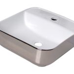 Cuba Lexxa Bagno apoio Quadrada 40x40 Silver White