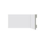 Rodape Santa Luzia Lev-101 10cm Barra C/2,40ml Branco