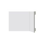 Rodape Santa Luzia Lev-151 15cm Barra C/2,40ml Branco