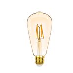 Lâmpada Stella E27 Filamento Vintage Dimer 127v 2400k
