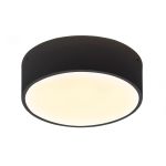Plafon Taschibra Ring 4xE27 Preto Fosco