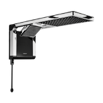 Chuveiro Elétrico Lorenzetti Acqua Duo Flex Preto/Cromado 220/6800
