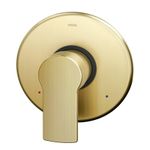 Acabamento Docol Argon 1/2 Monocomando Chuv/Ducha Ouro Escovado Base Deca