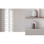 Revestimento Decortiles Color Mind Inox 7X25 Cinza Brilhante (0.52m2 /caixa)