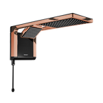 Chuveiro Elétrico Lorenzetti Acqua Duo Ultra Preto/Red Gold 220/7800