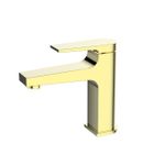 Monocomando de bancada para banheiro bica baixa Lexxa Bagno Squad Dourado