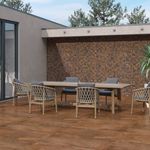 Piso Porcelanato Damme Corten Rústico 62x121