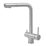 Monocomando de bancada para cozinha com filtro Tramontina Monde Filter Plus Aço Inox