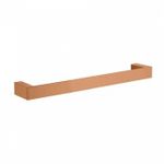 Porta Toalhas Kromma Quadratto Barra 30cm Rose Gold