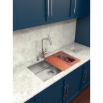 Cuba Inox Tramontina Design Quadrum 70+dos+tab+cesto+lix