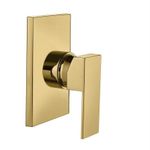 Acabamento Monocomando Base Deca para Chuveiro Rubinettos Dourado