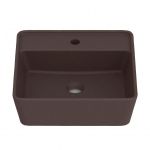 Cuba de Apoio com mesa 42x42 Roca Optica CQ42 Café