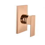 Acabamento Monocomando para Chuveiro Rubinettos Rose Gold Base Deca