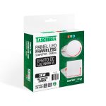 PAINEL TASCHIBRA LED FRAMELESS SOBREPOR 36W QUADRADO 4000K