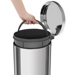 Lixeira Me Tramontina 20L com pedal 94 Inox
