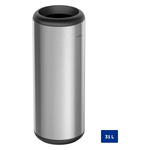 Lixeira Me Tramontina 31L Inox S/tp Pt. capsula