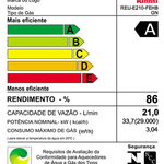 Aquecedor Rinnai Digital  21l Reu-e211fehb Gn Branco