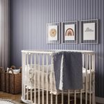 Painel Ripado Autocolante Meu Rodapé Play+ Azul 10cm (Rolo 10m)