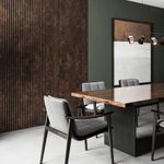 Painel Ripado Autocolante Meu Rodapé Urban Corten 10cm (Rolo 10m)