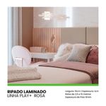 Painel Ripado Autocolante Meu Rodapé Play+ Rosa 10cm (Rolo 10m)
