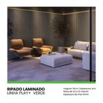 Painel Ripado Autocolante Meu Rodapé Play+ Verde 10cm (Rolo 10m)
