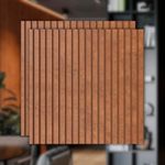 Painel Ripado Autocolante Meu Rodapé Urban Bronze 10cm (Rolo 10m)