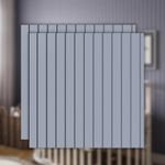 Painel Ripado Autocolante Meu Rodapé Play+ Azul 10cm (Rolo 2,5m)