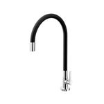 Torneira Docol Galiflex de mesa para Cozinha Cromado/Preto