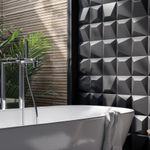 Revestimento Roca Block Black 15,4X15,4 