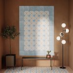 Piso Porcelanato Roca Ps Zellige Decor Blue Mt 20x20 