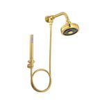 Chuveiro Deca Kit Acqua Plus com Tubo STD e Desviador Gold