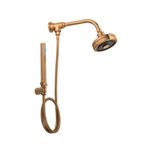 Chuveiro Deca Kit Acqua Plus com Tubo STD e Desviador Red Gold