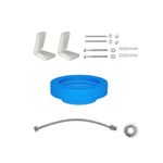 Kit de Vaso Sanitário Deca Level com Caixa Acoplada (Termofixo) Branco Gelo
