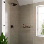 Ducha Meber Athenas 1964 Plus Parede 14CM Preto Matte