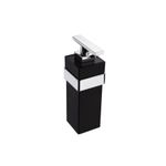 Saboneteira Zen Spirit Preto Fosco fixa BA0141