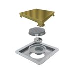 Ralo Linear Square Line 15X15 Tampa Gold