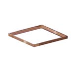 Porta Grelha Linear Quadrada 10X10 Red Gold