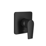 Acabamento Deca Level monocomando de chuveiro para alta e baixa pressão Black Matte