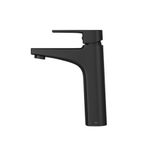 Monocomando de bancada para banheiro bica média Deca Level Black Matte