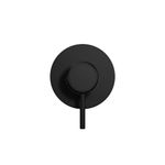 Acabamento Deca You monocmando para chuveiro redondo Black Matte