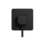 Acabamento Deca You monocomando para chuveiro quadrado Black Matte