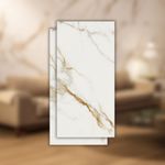 Piso Porcelanato Portinari Canova Calacata Wh 60x120 Polido