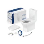 Kit de Vaso Sanitário Incepa Boss com Caixa Acoplada (Termofixo) Branco