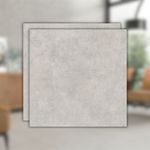 Piso Porcelanato Via Rosa Metrópole Cement Porcelanato Acetinado Retificado 72x72 C