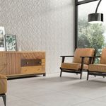 Piso Porcelanato Via Rosa Metrópole Cement Porcelanato Acetinado Retificado 72x72 C
