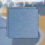 Piso vinílico LG Papinil Bright azul claro 1,6mm rolo 50M2