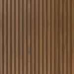 Painel Ripado Meu Rodapé Madeto Nogueira Natural 10cm (Rolo 10m)